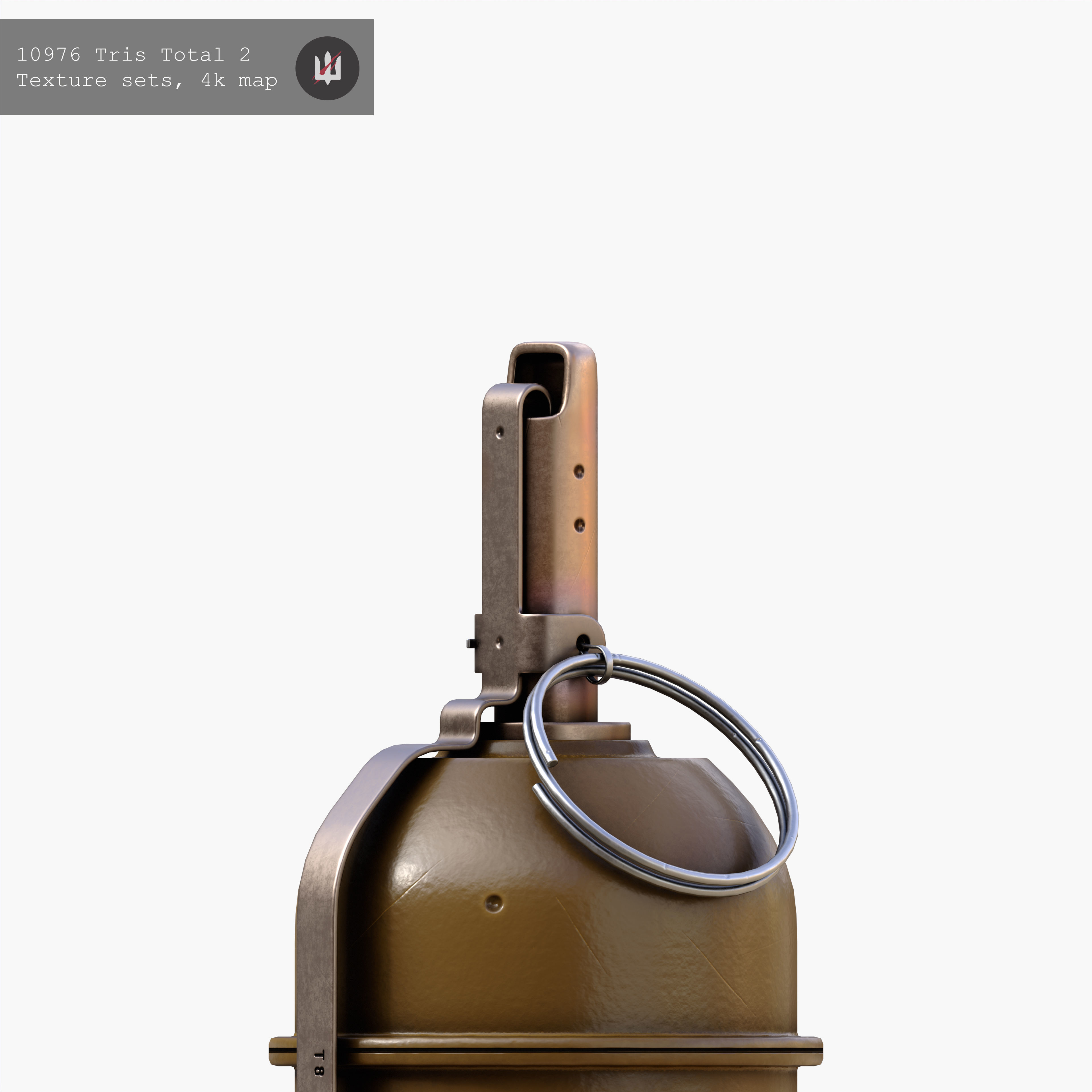 Soviet hand Grenade RGD-5 Low-poly 3D model Low-poly 3D model_5