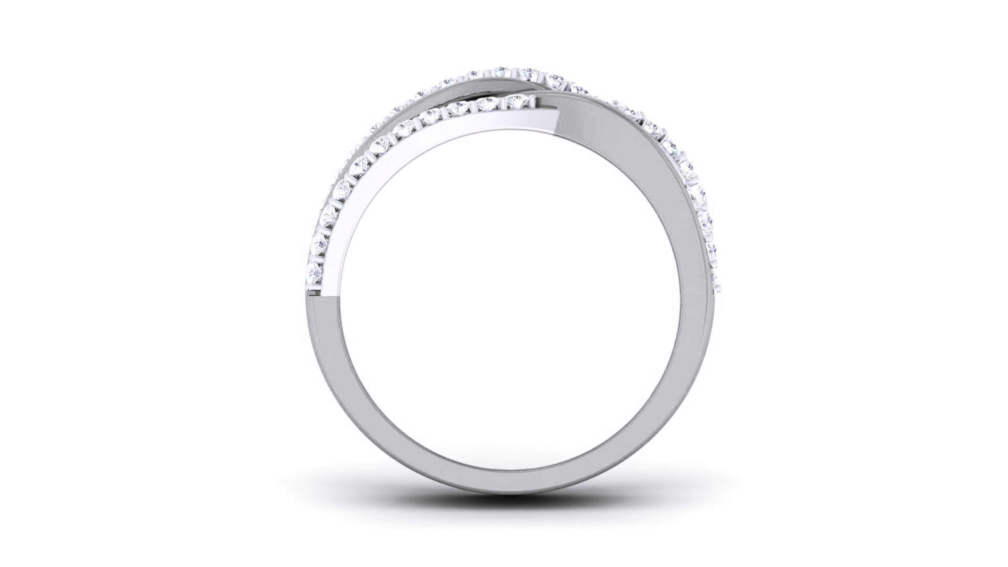 Couple Band Ring 3dm render detail 3D print model_16