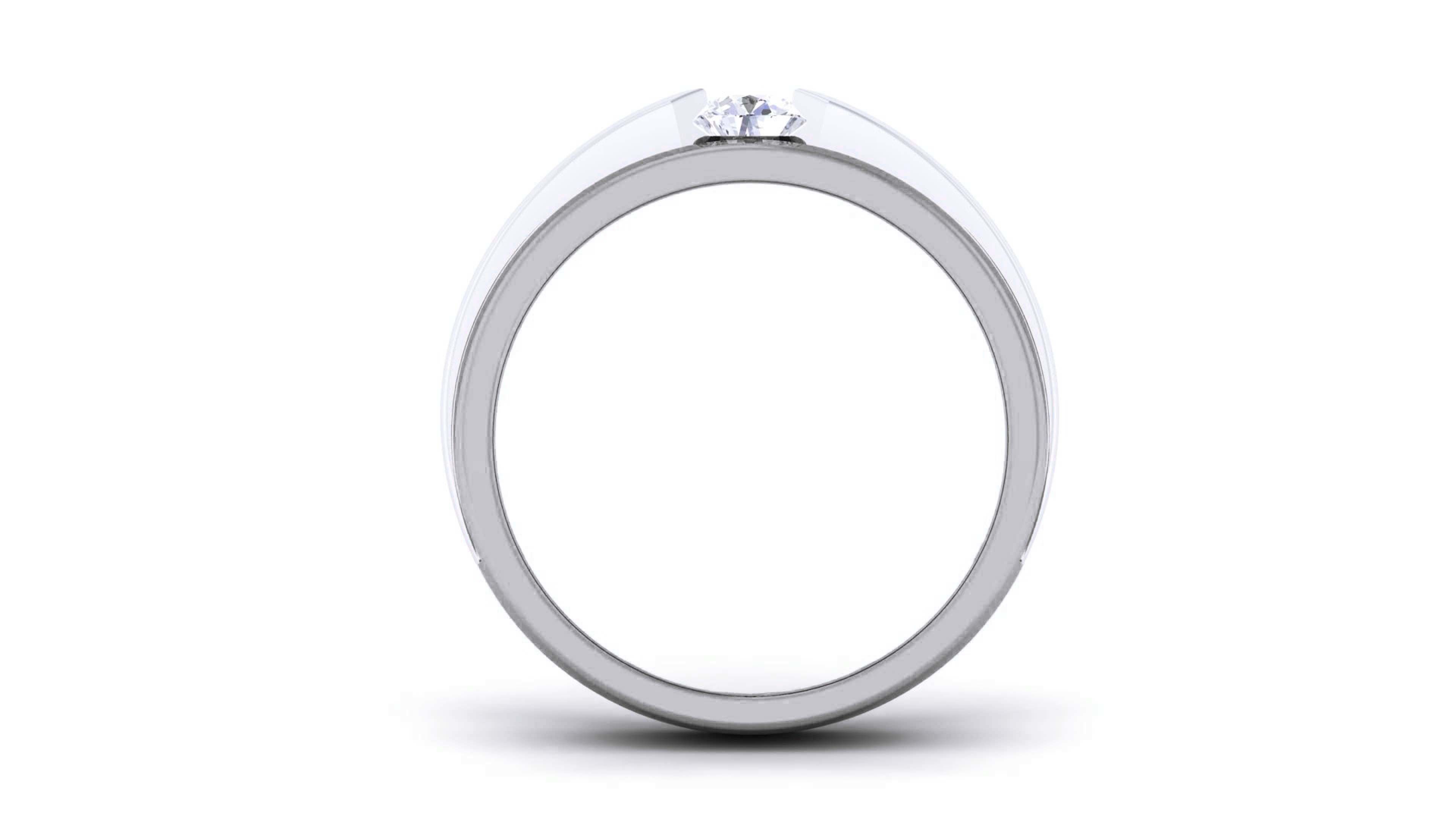 Couple Band Ring 3dm render detail 3D print model_16