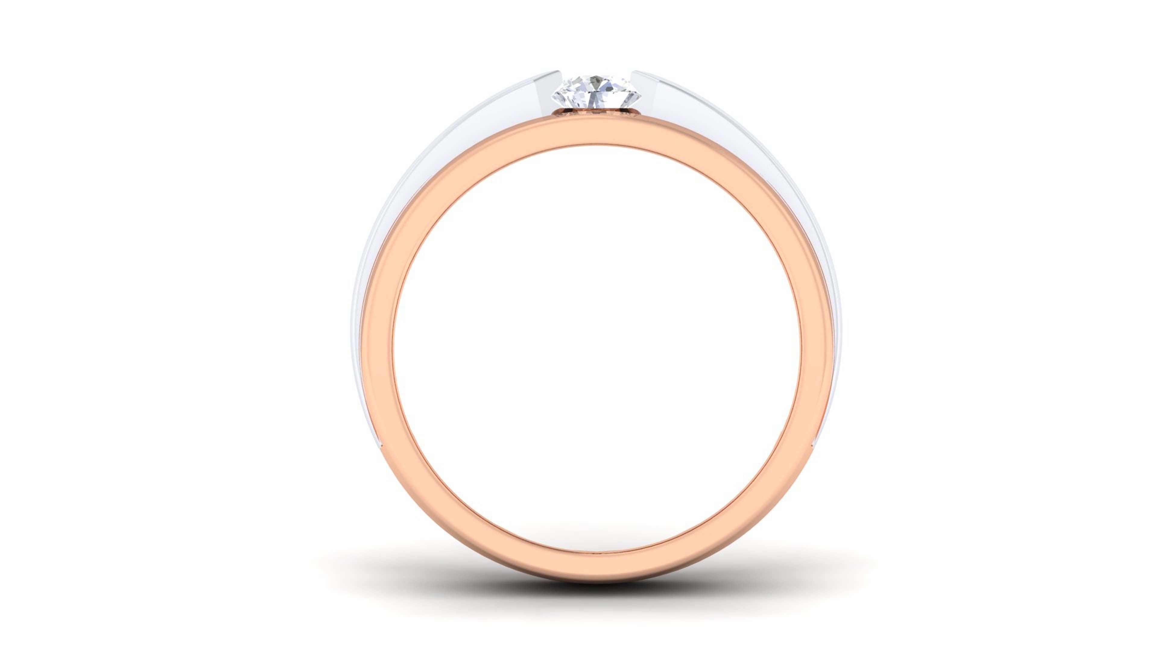 Couple Band Ring 3dm render detail 3D print model_14