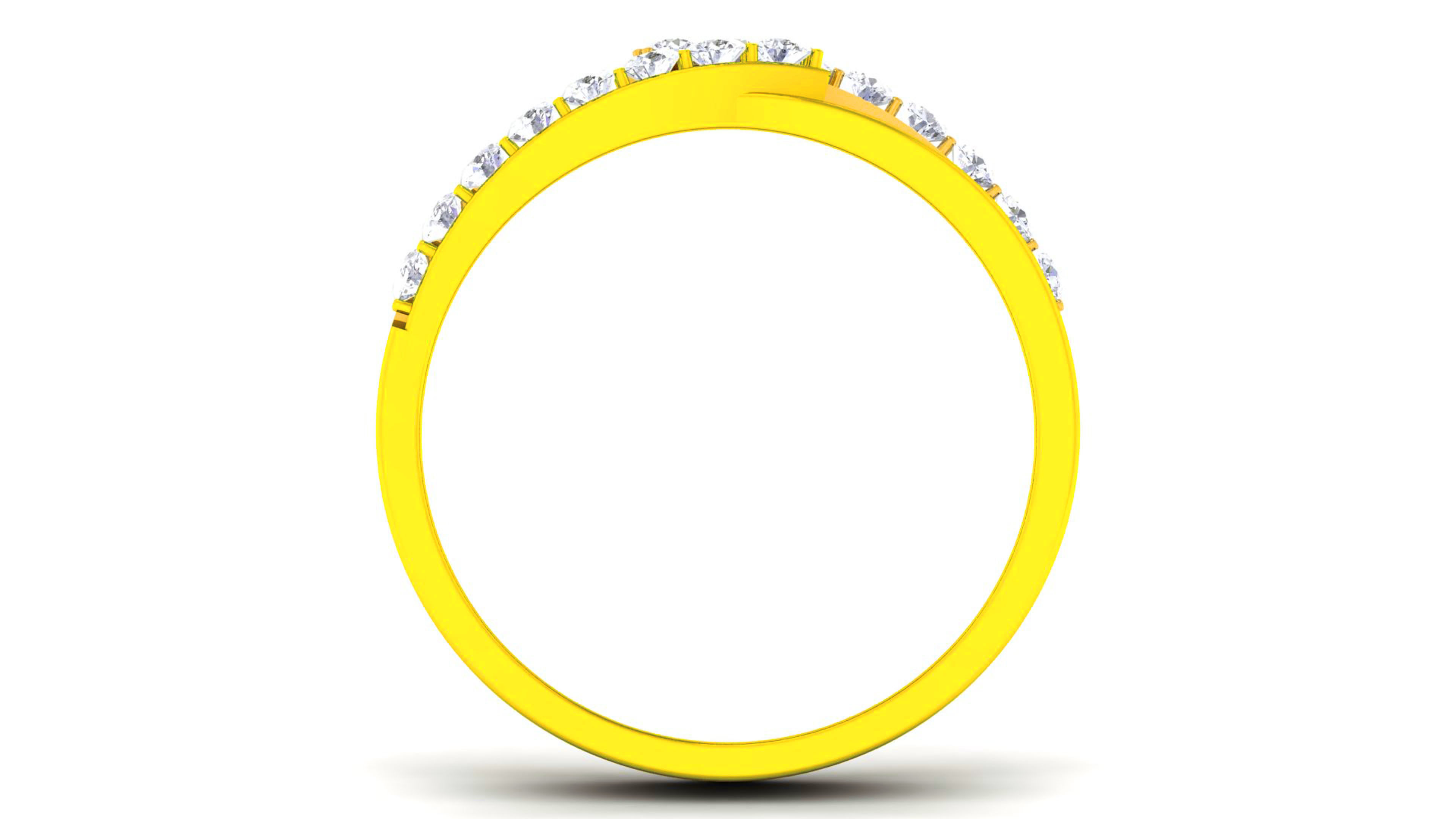 Couple Band Ring 3dm render detail  3D print model_4