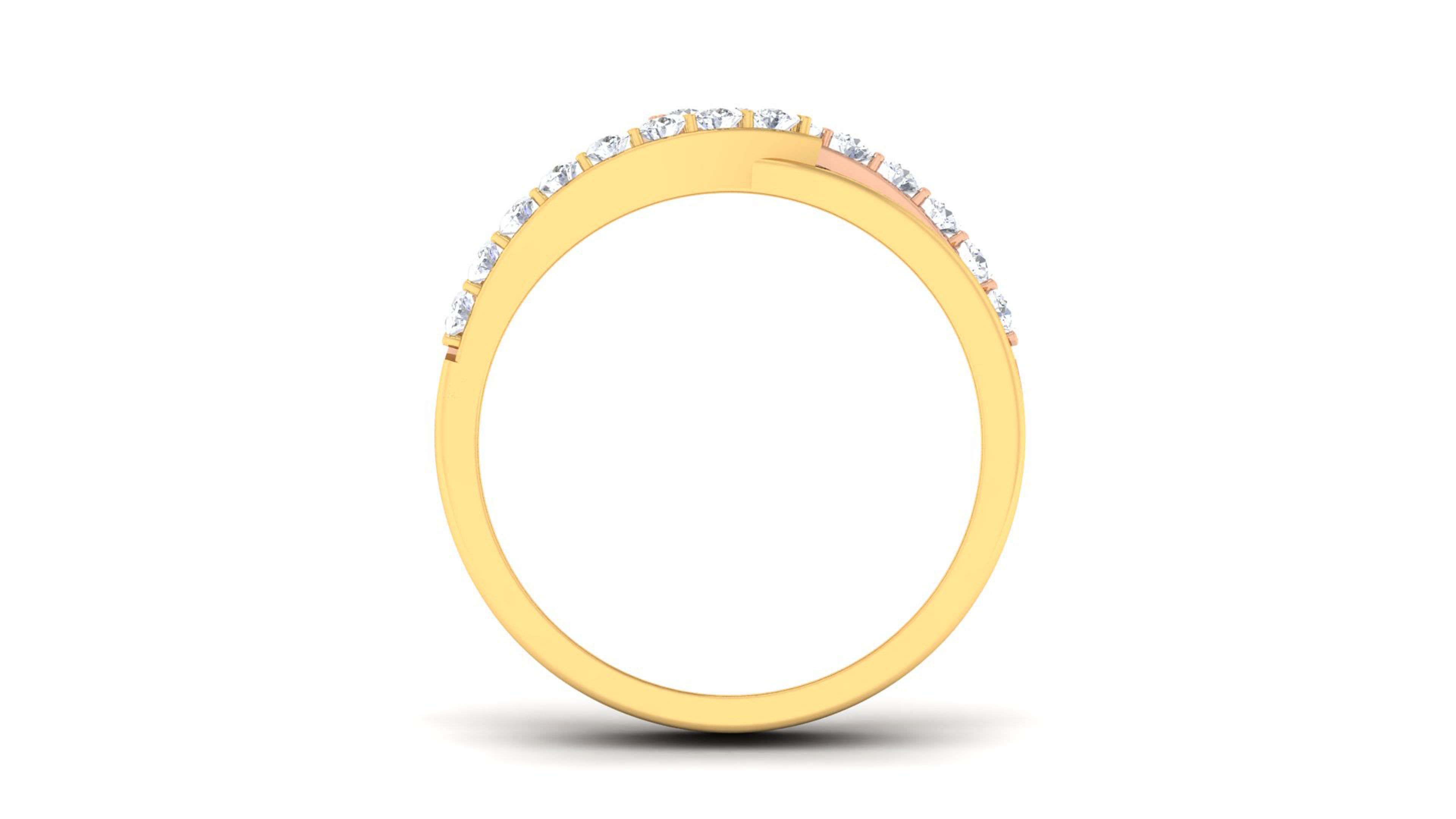 Couple Band Ring 3dm render detail  3D print model_14