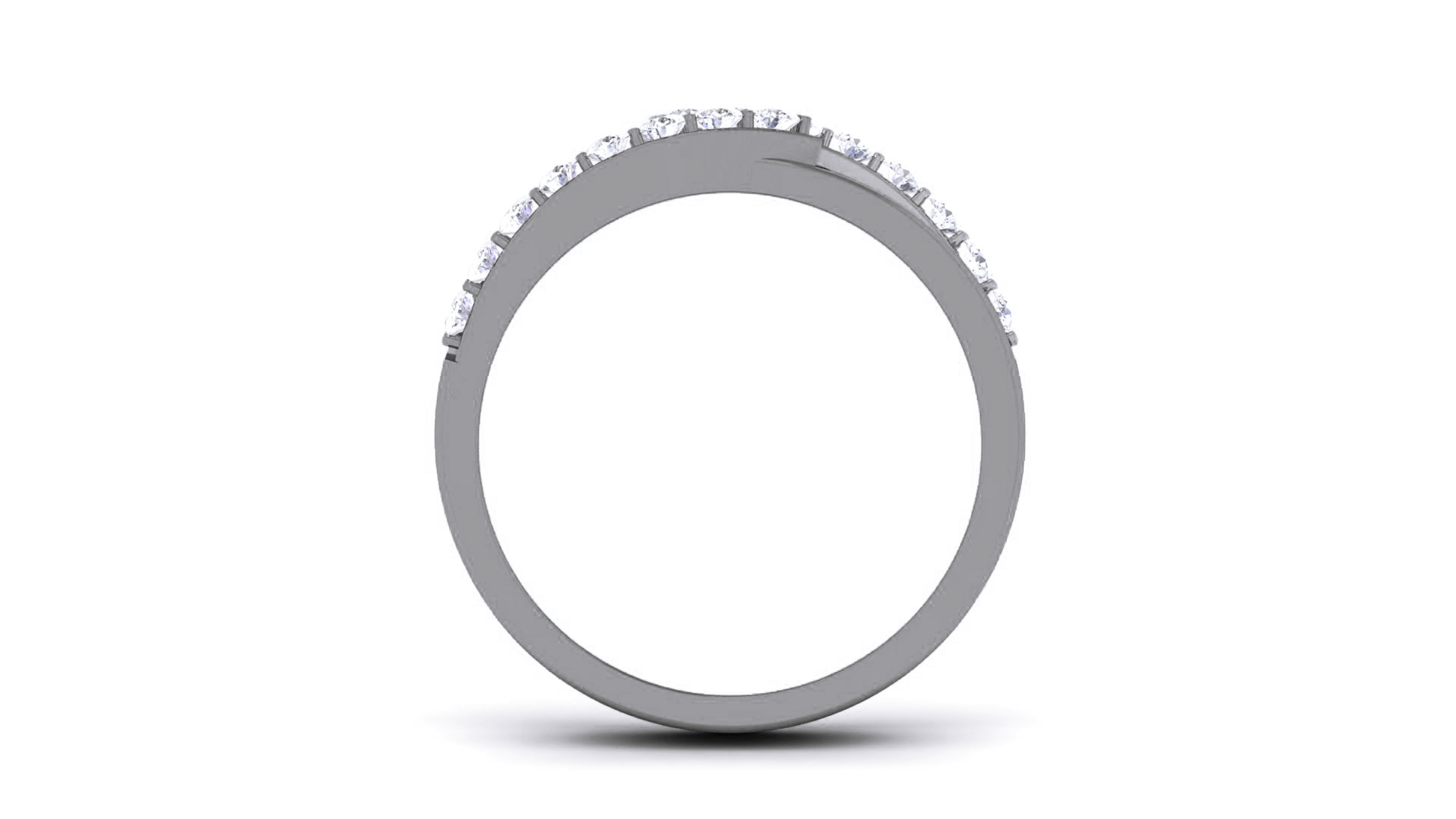 Couple Band Ring 3dm render detail  3D print model_16