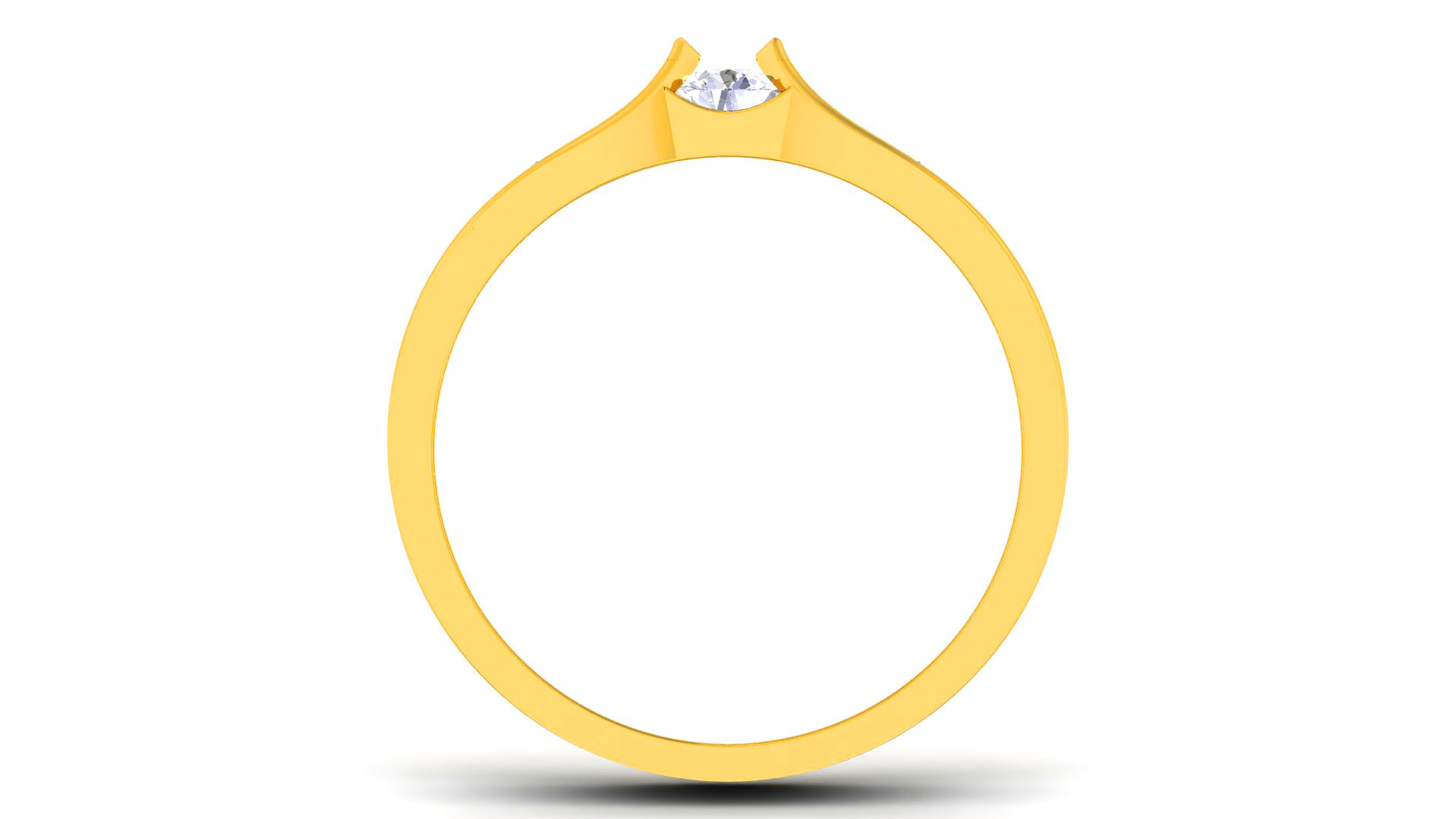 Couple Band Ring 3dm render detail  3D print model_4