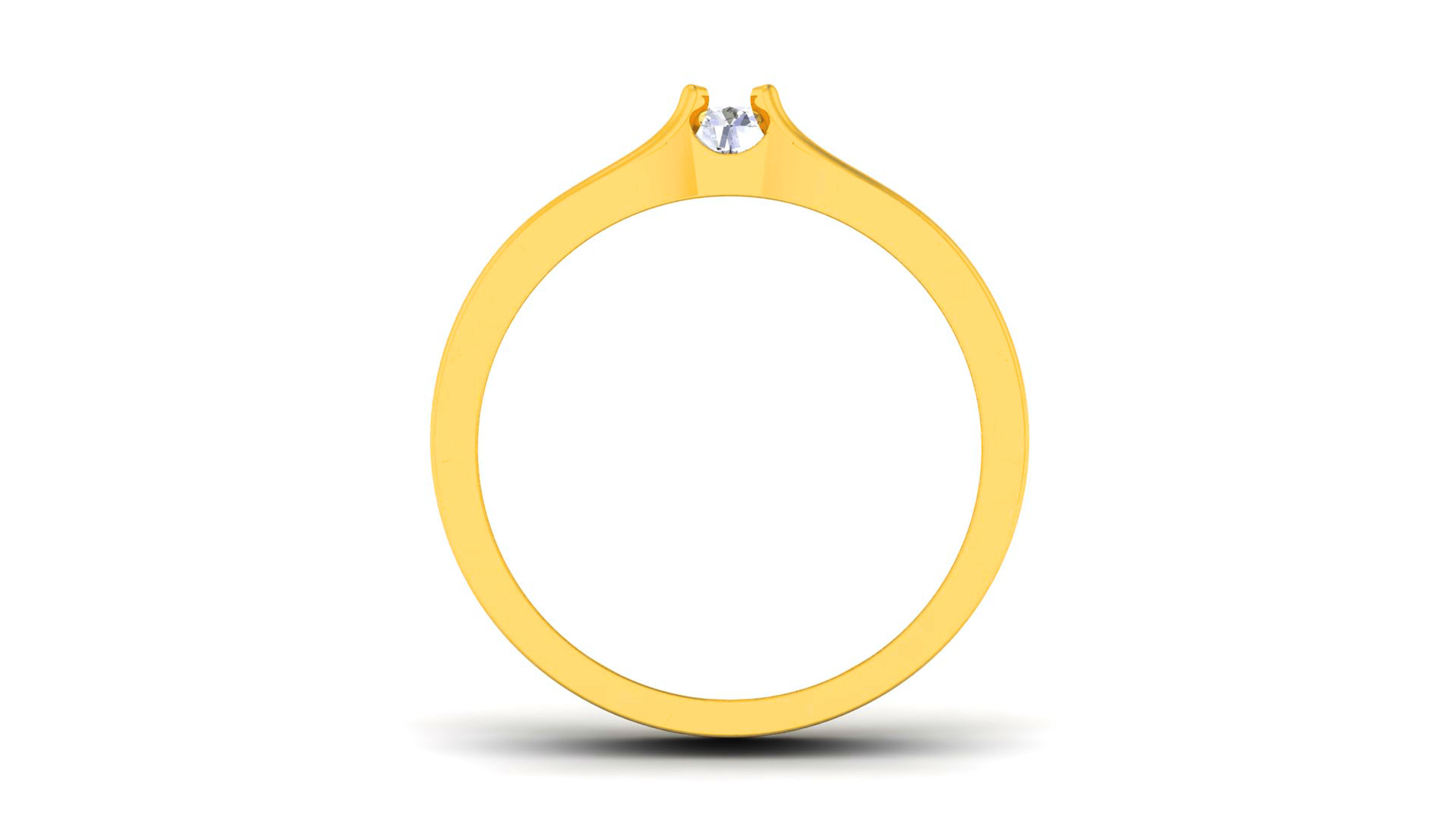 Couple Band Ring 3dm render detail  3D print model_15