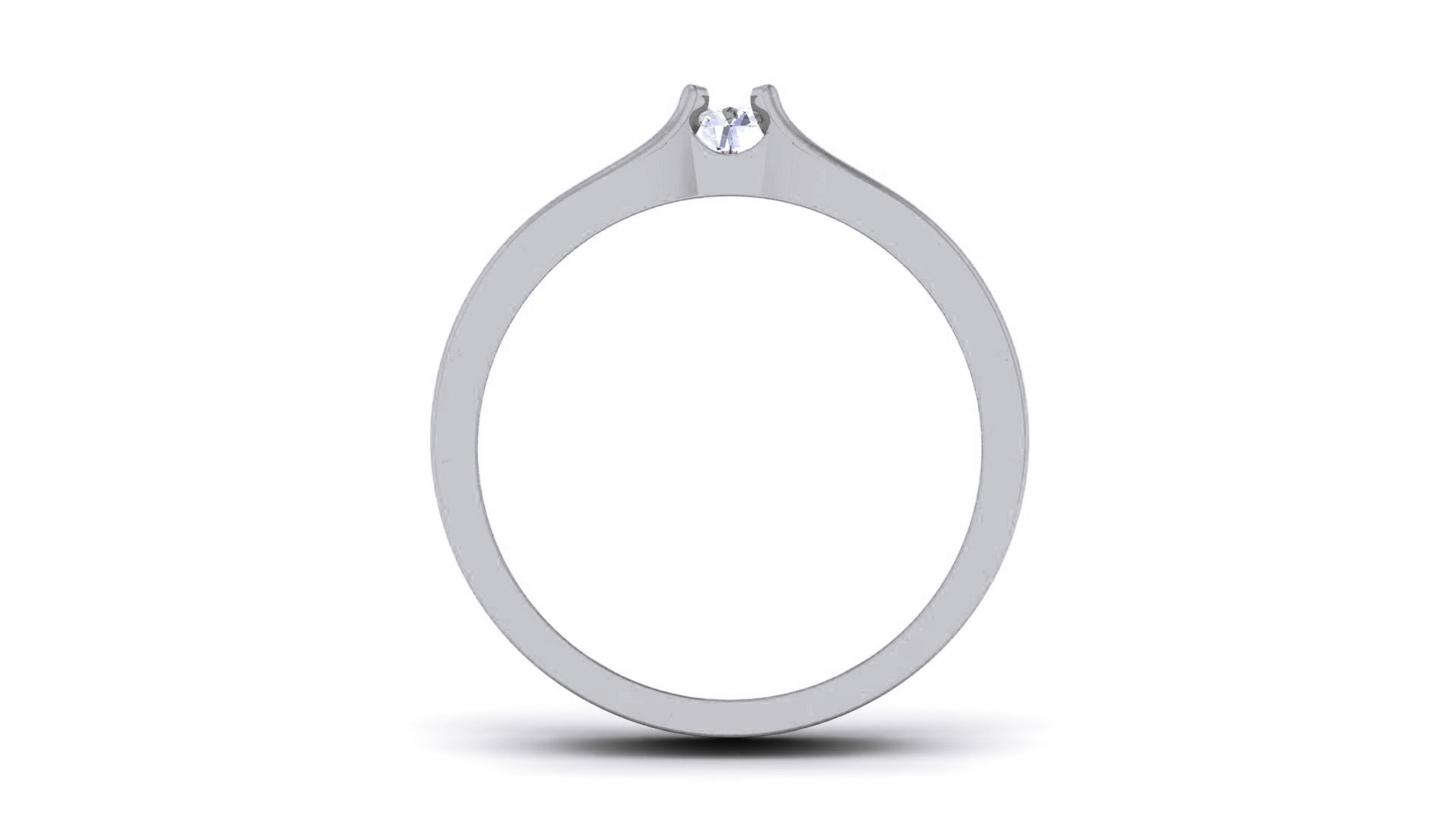 Couple Band Ring 3dm render detail  3D print model_16