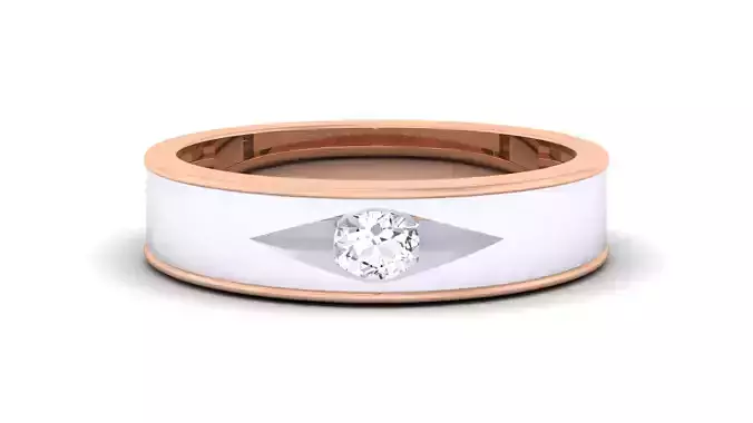 Couple Band Ring 3dm render detail 