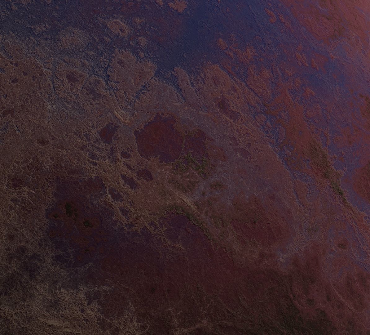 Planet Space Ready to game Low-poly 3D model_3