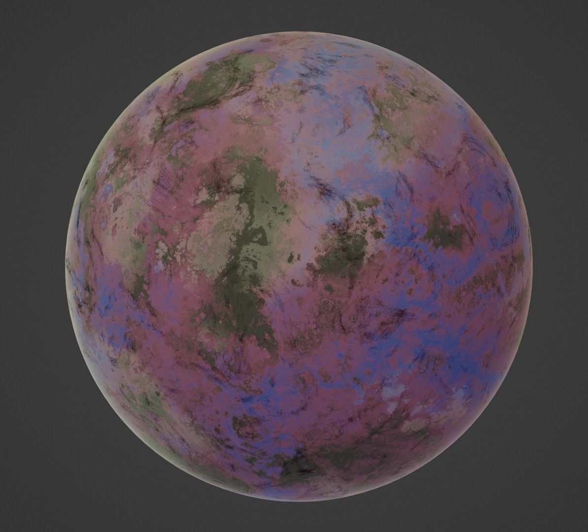 Planet Space Ready to game Low-poly 3D model_19