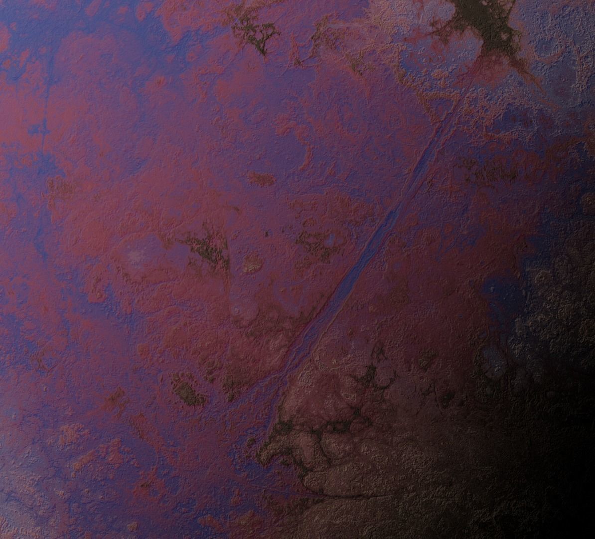 Planet Space Ready to game Low-poly 3D model_6