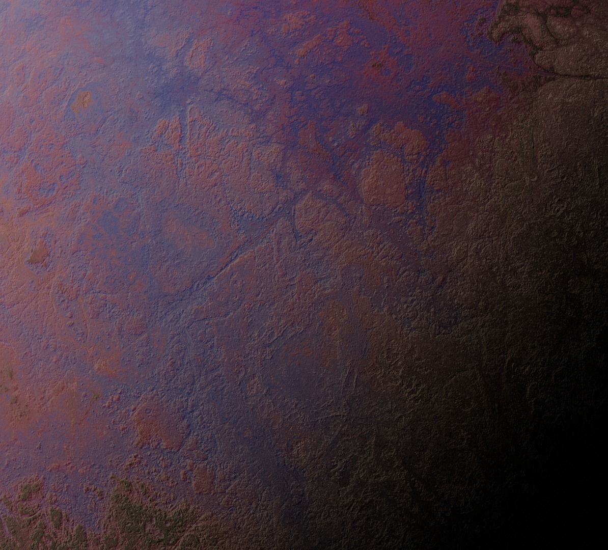 Planet Space Ready to game Low-poly 3D model_5