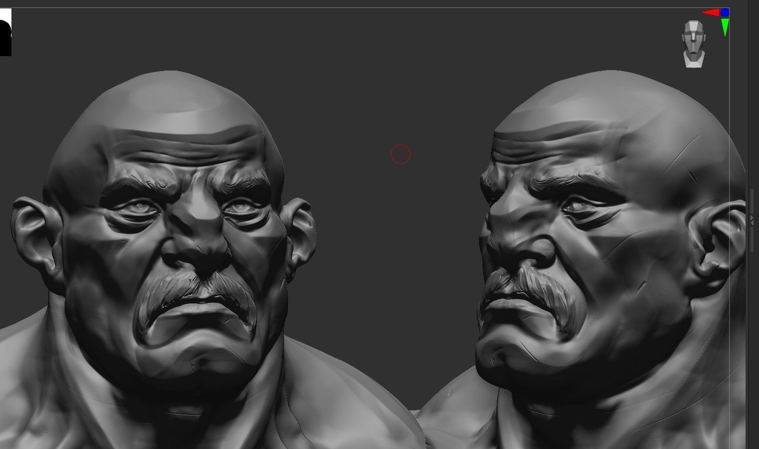 Stylized Boxer Anatomy 3D model_6