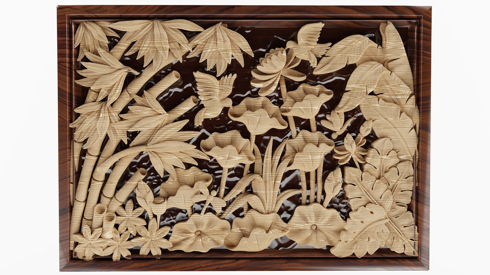 stereoscopic panel 3D model_1