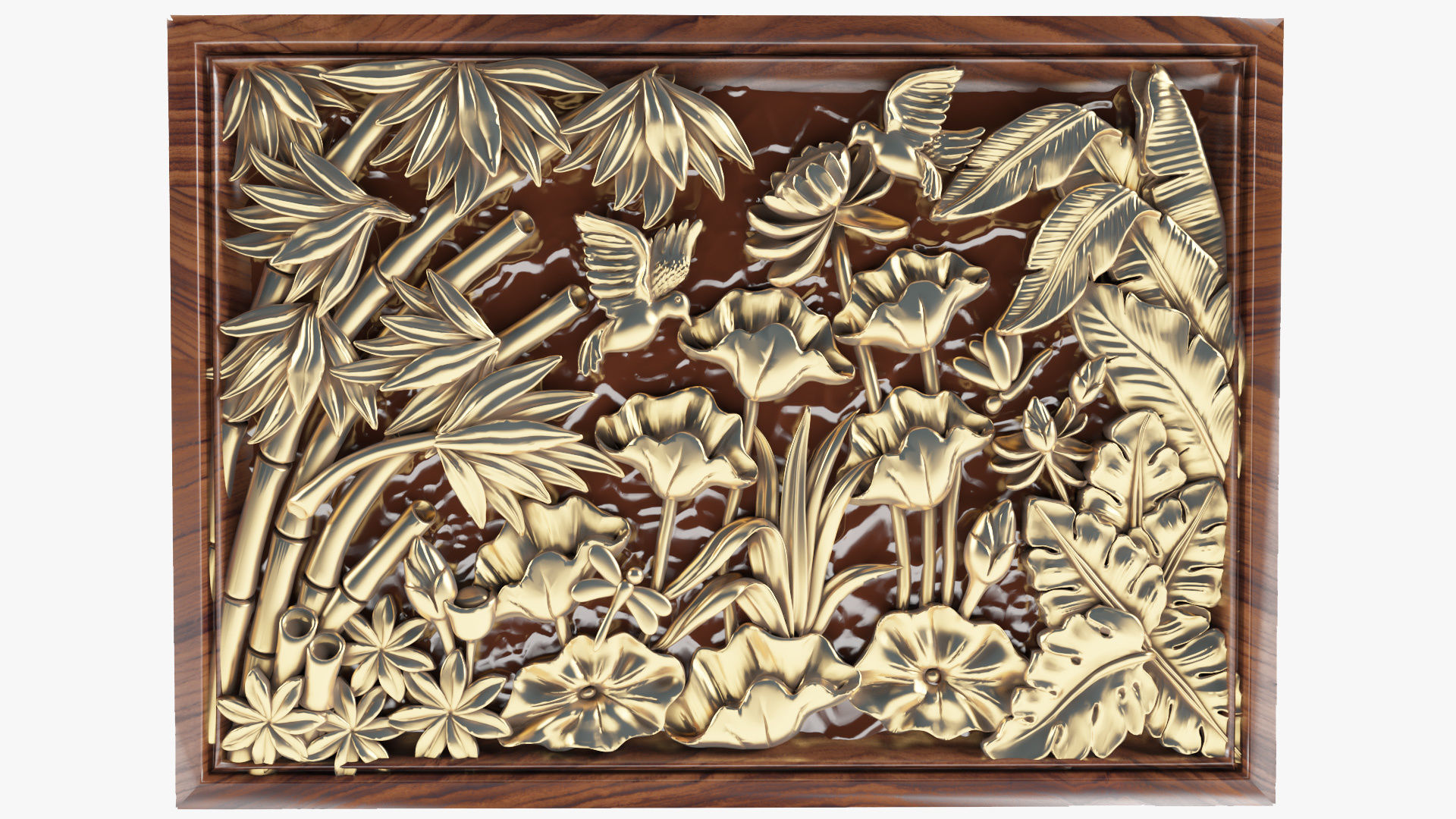 stereoscopic panel 3D model_2