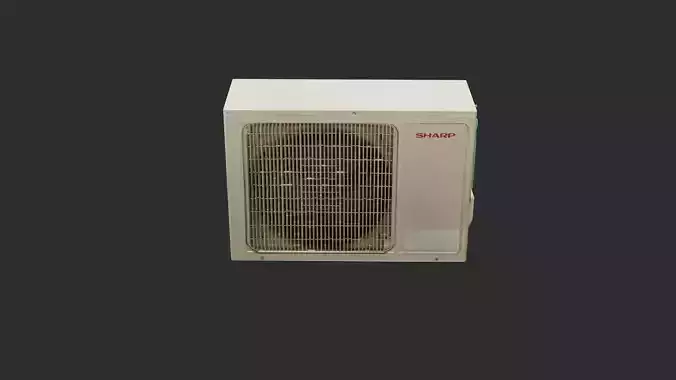 3D Outdoor unit air conditioner prop