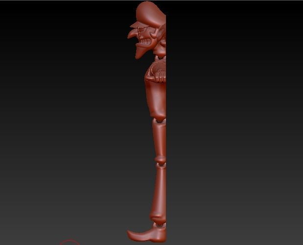 WALUIGI FLEXI 3D print model_5