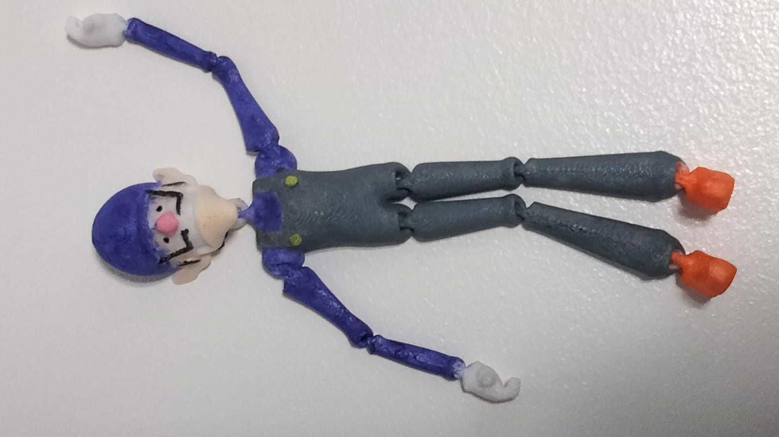 WALUIGI FLEXI 3D print model_1