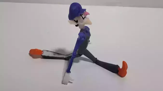 WALUIGI FLEXI 3D print model