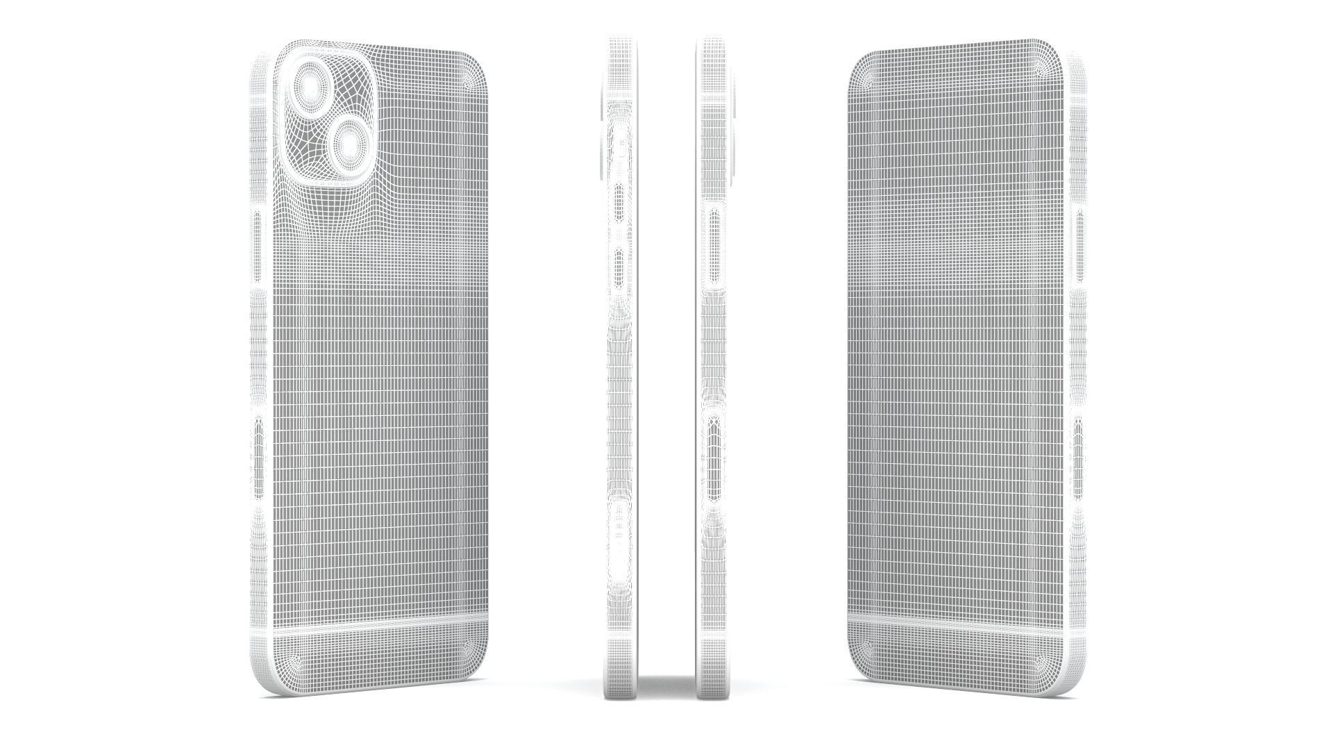 Apple iPhone 13 Blue 3D model_15