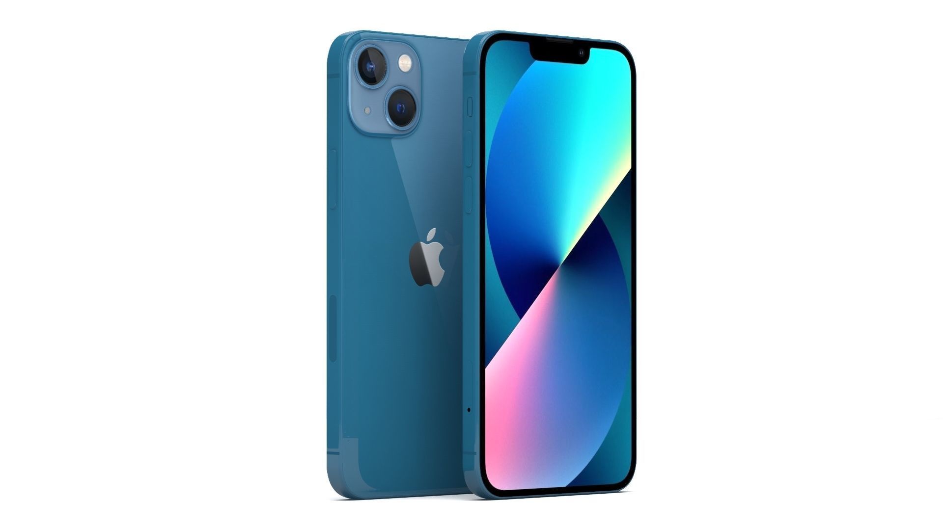 Apple iPhone 13 Blue 3D model_1