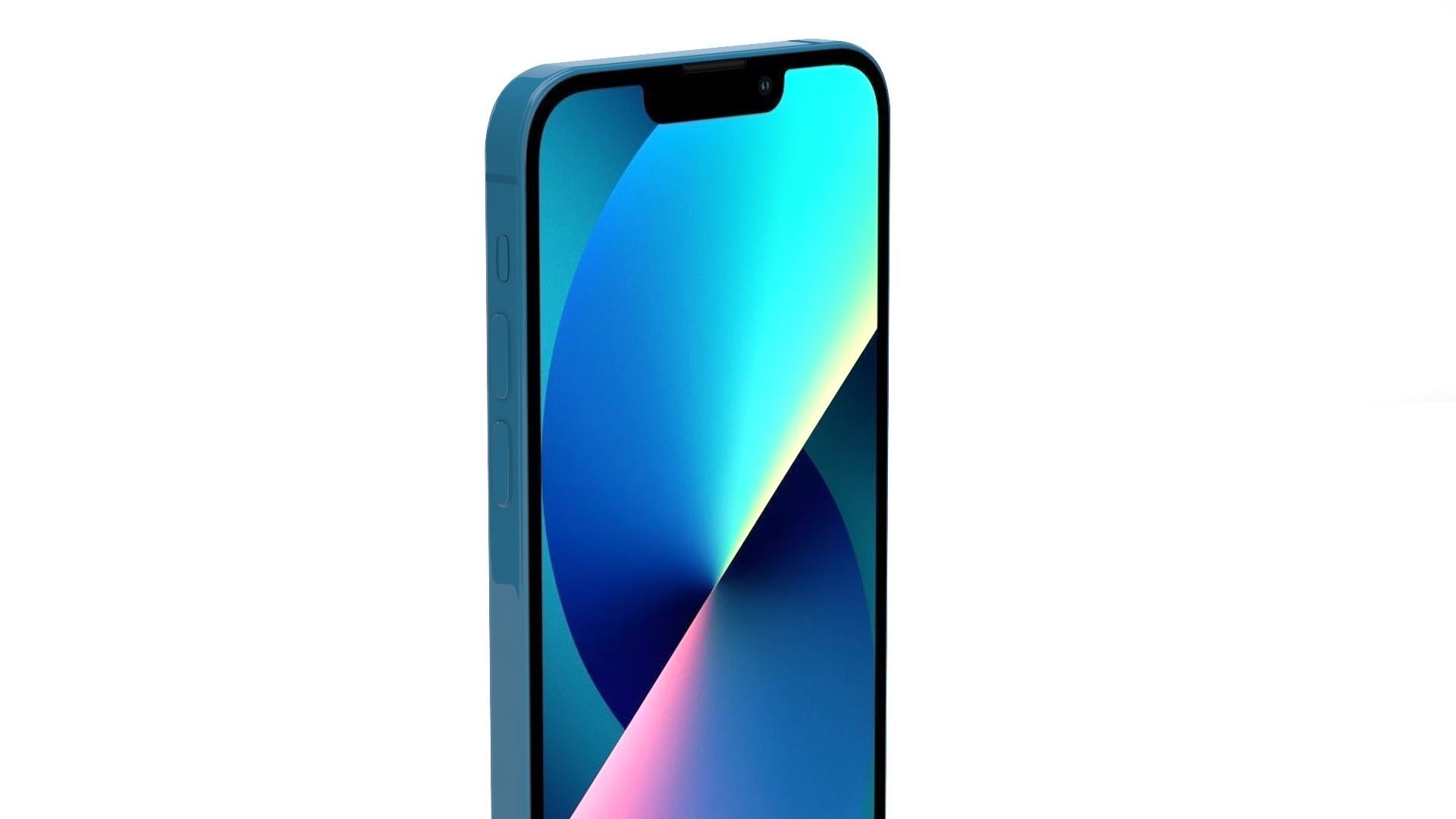 Apple iPhone 13 Blue 3D model_5