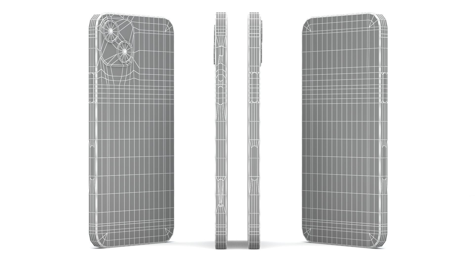 Apple iPhone 13 Blue 3D model_14