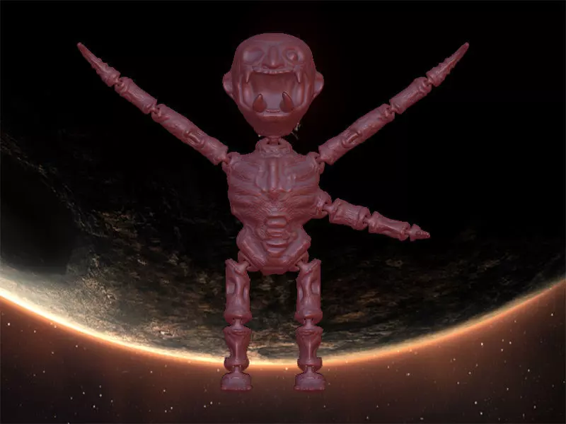 FLEXI NECROMORFO 3D print model