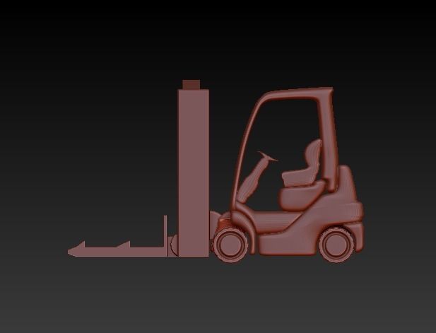 CARRETILLA ELEVADORA FUNCIONAL 3D print model_9