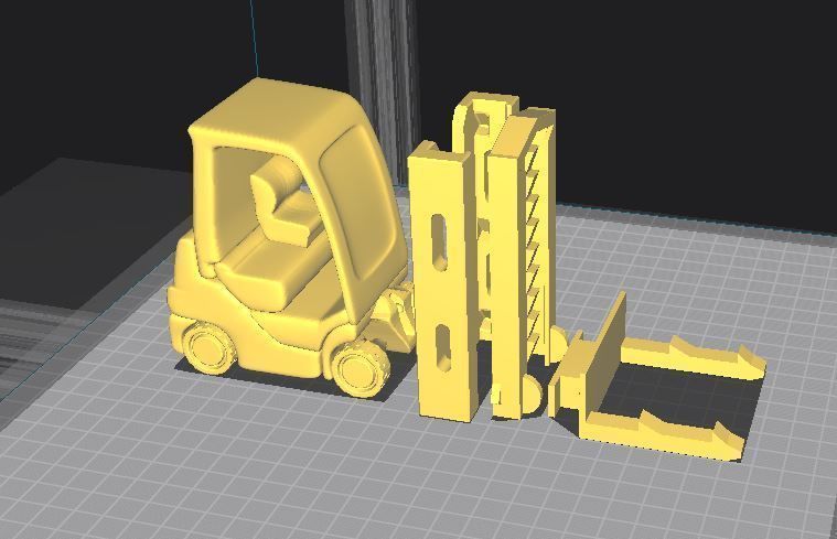 CARRETILLA ELEVADORA FUNCIONAL 3D print model_4