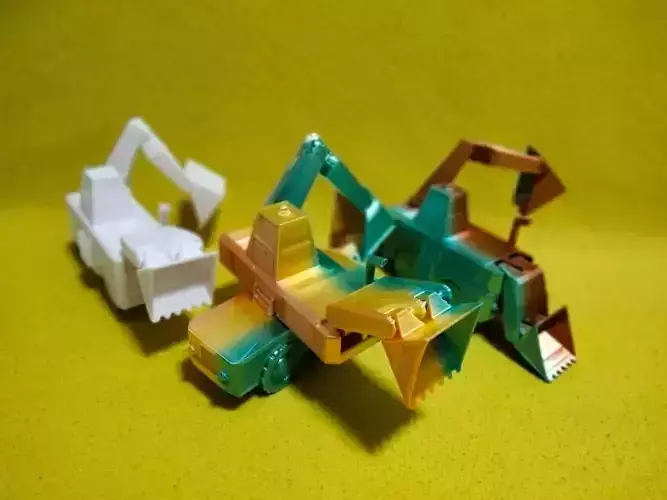 Excavator Print in Place 3D print model