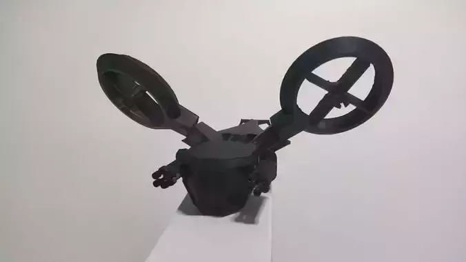 PRINT IN PLACE FUTURISTIC MOVILE HELICOPTER NO SUPPORTS 3D print model