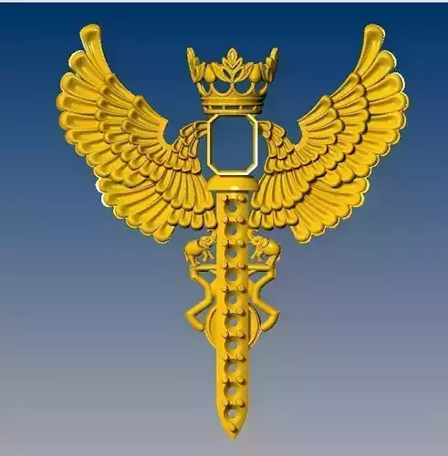 gold silver pendent jesus ornament 3D print model
