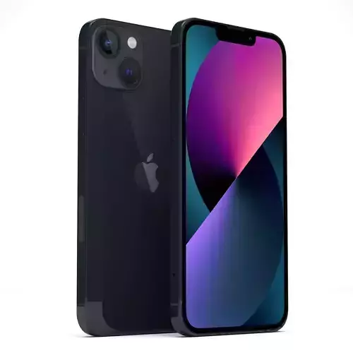 Apple iPhone 13 Midnight 3D model