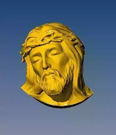 gold silver pendent jesus ornament