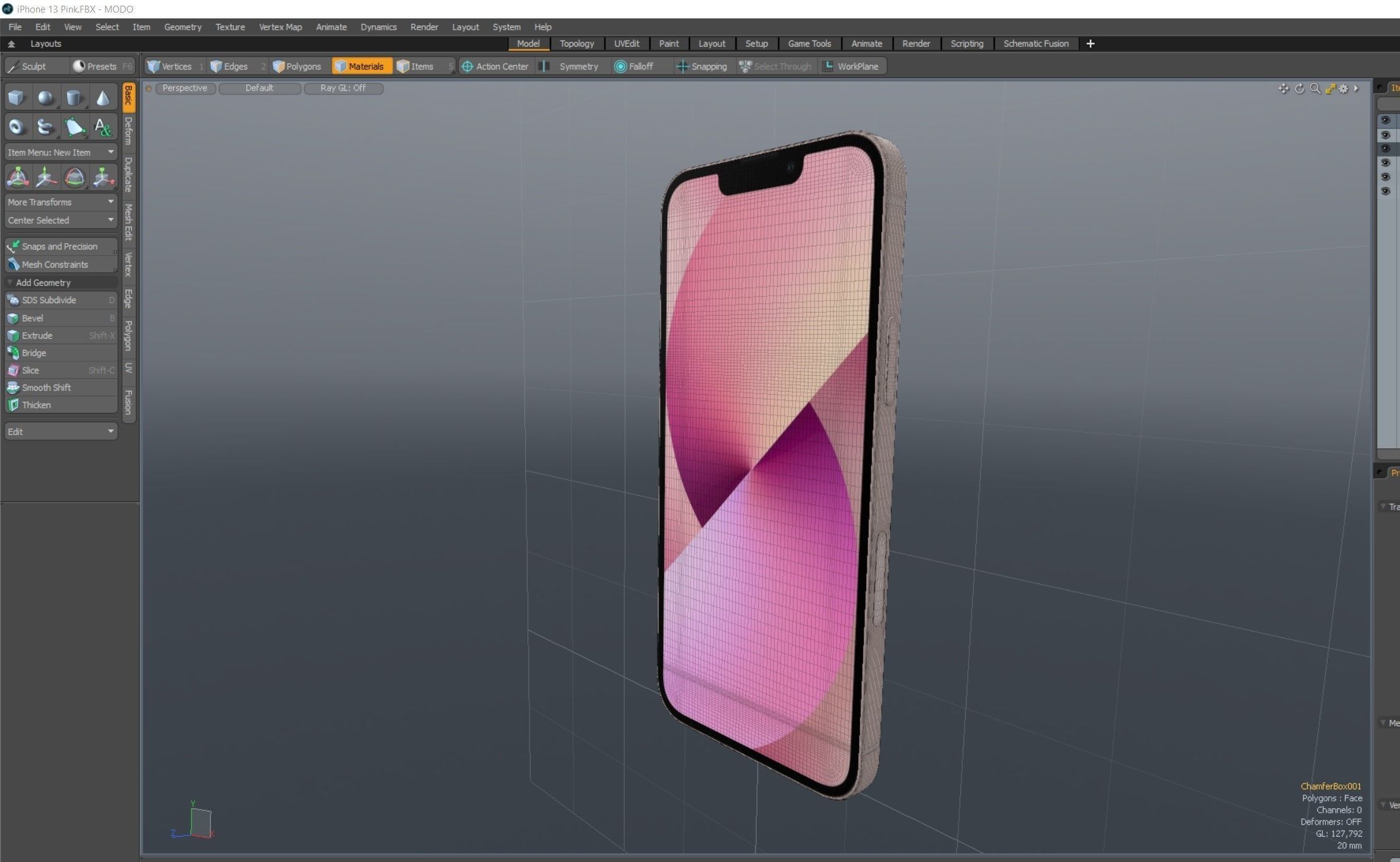 Apple iPhone 13 Pink 3D model_18