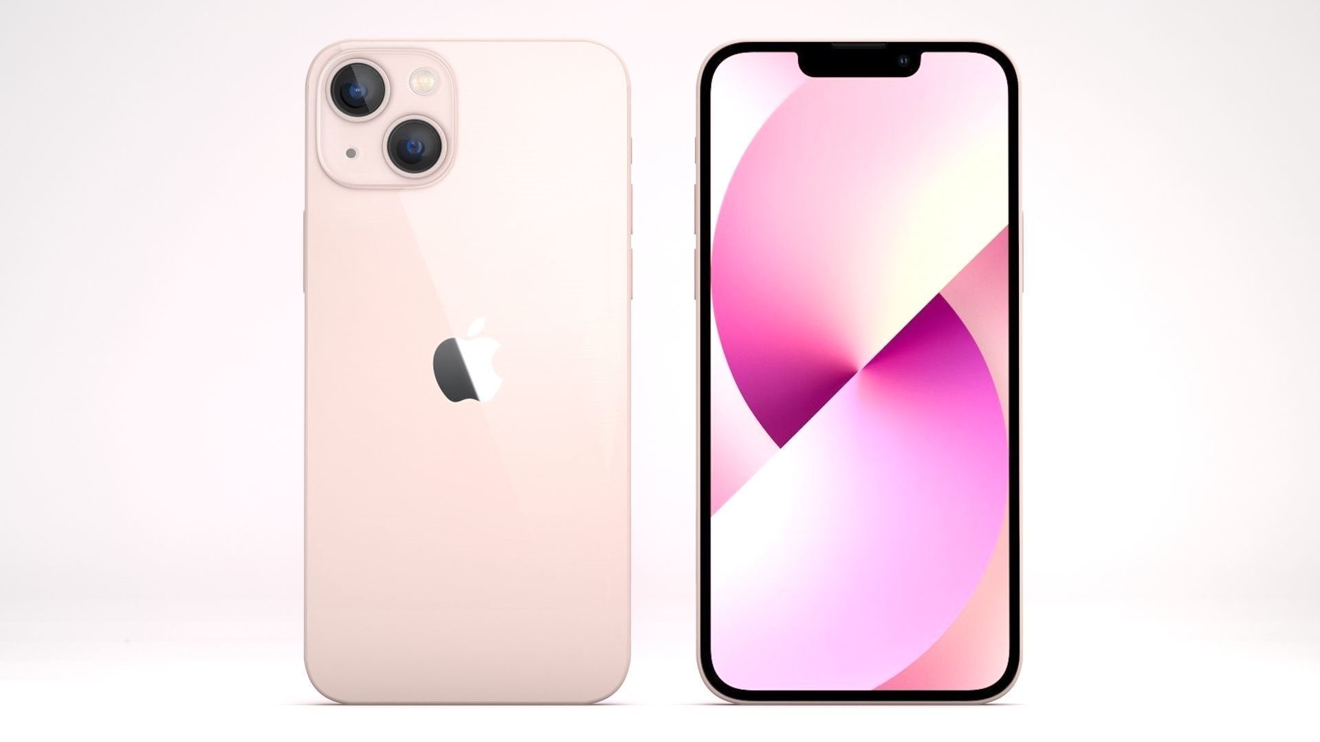 Apple iPhone 13 Pink 3D model_1