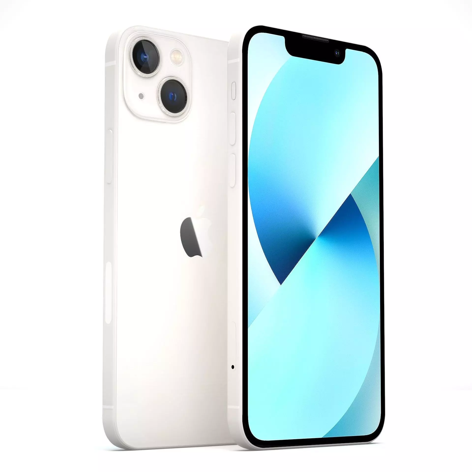 Apple iPhone 13 Starlight 3D model