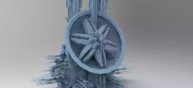 Sci Fi Wraith Satellite base 2