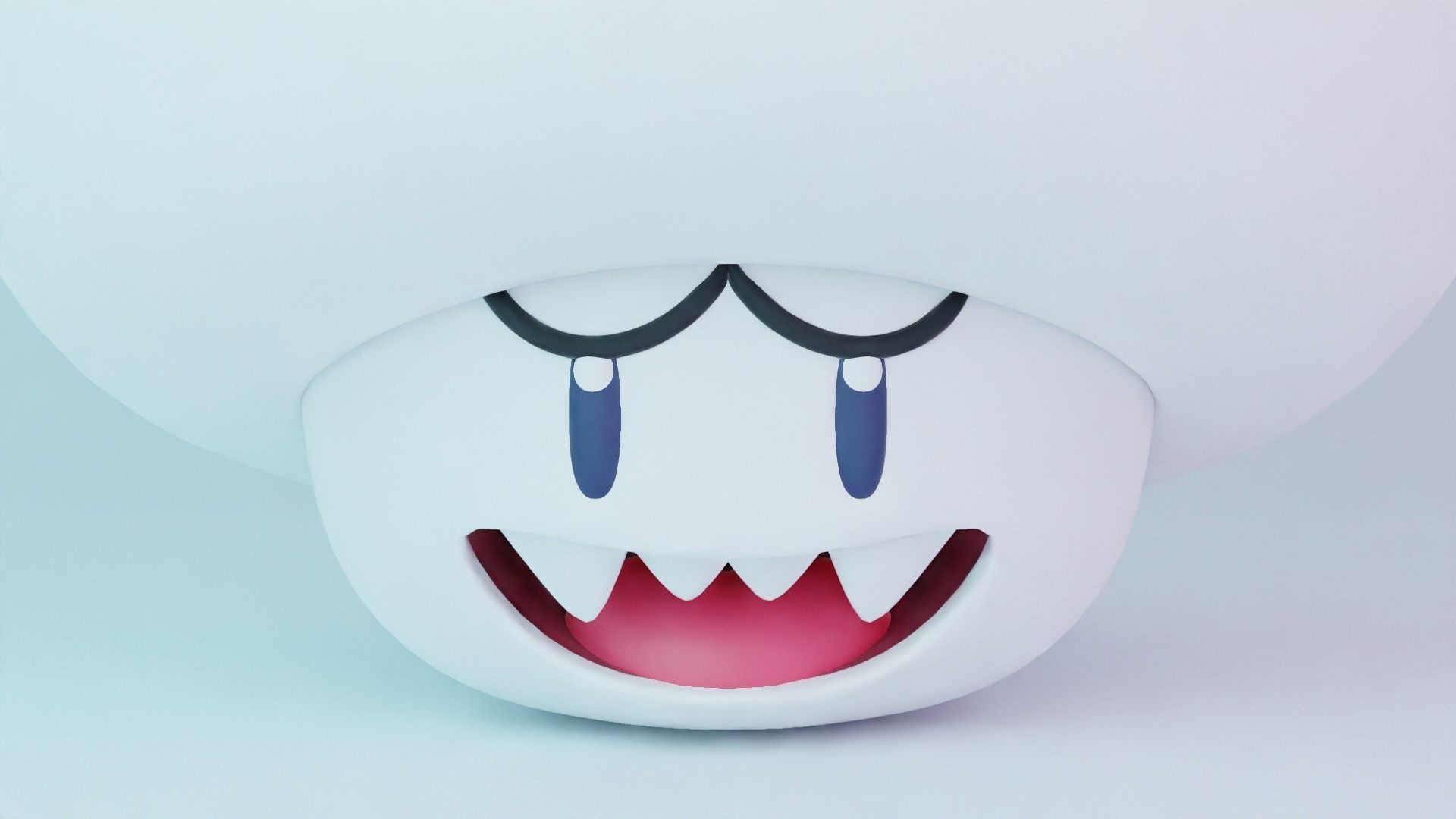 Boo Mushroom Mario 3D model_7