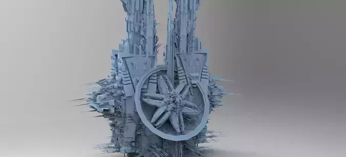 Sci Fi Wraith Satellite base 4