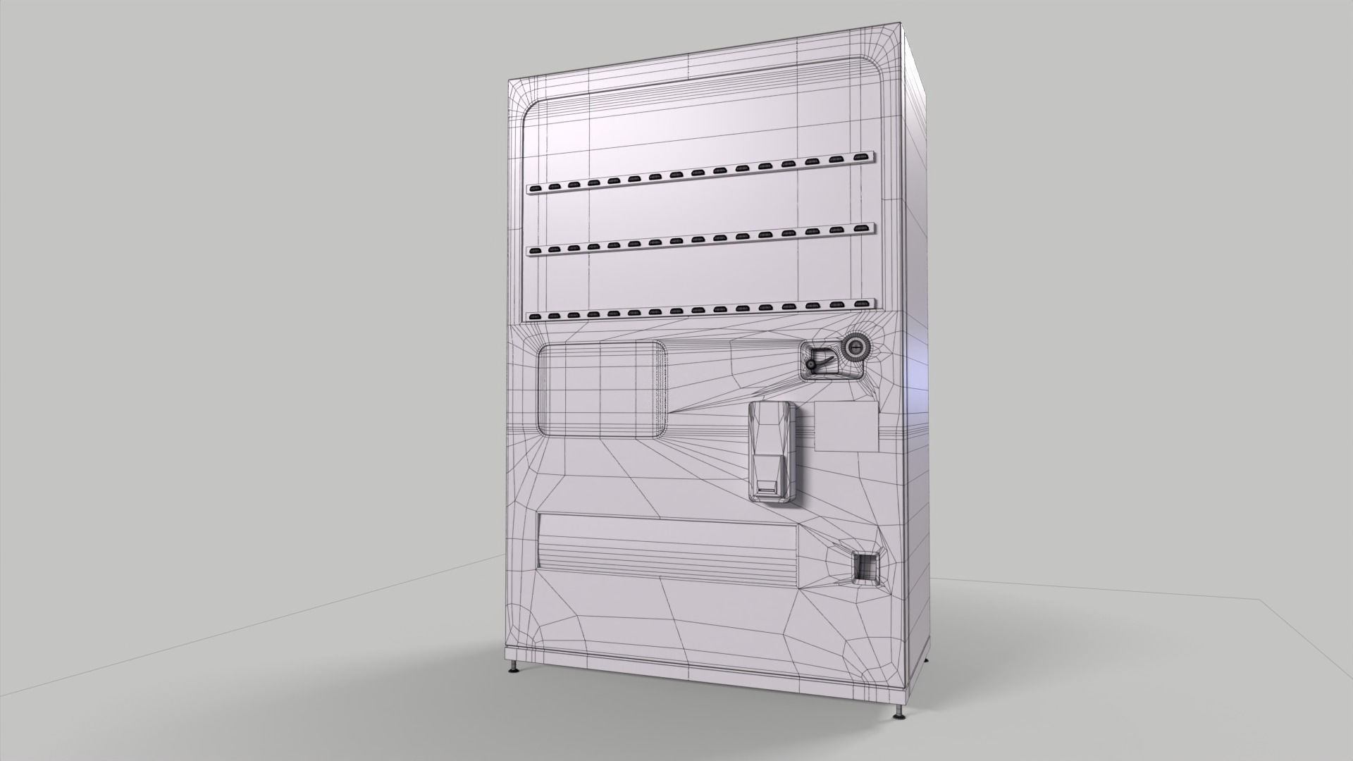 Vending Machine Low-poly 3D model_11