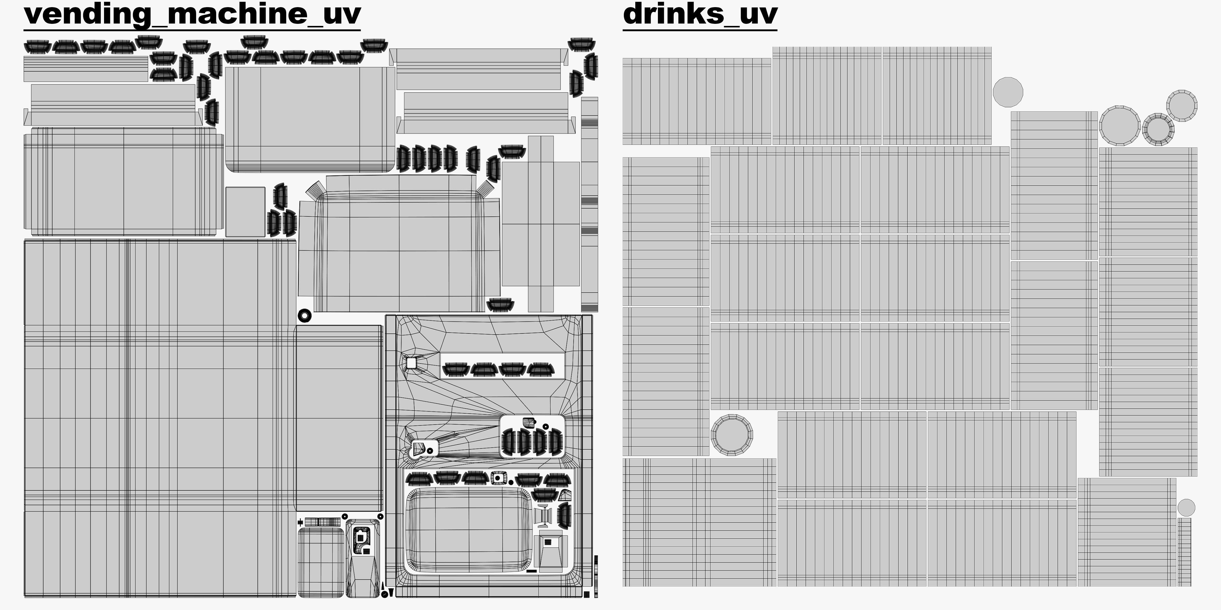 Vending Machine Low-poly 3D model_16