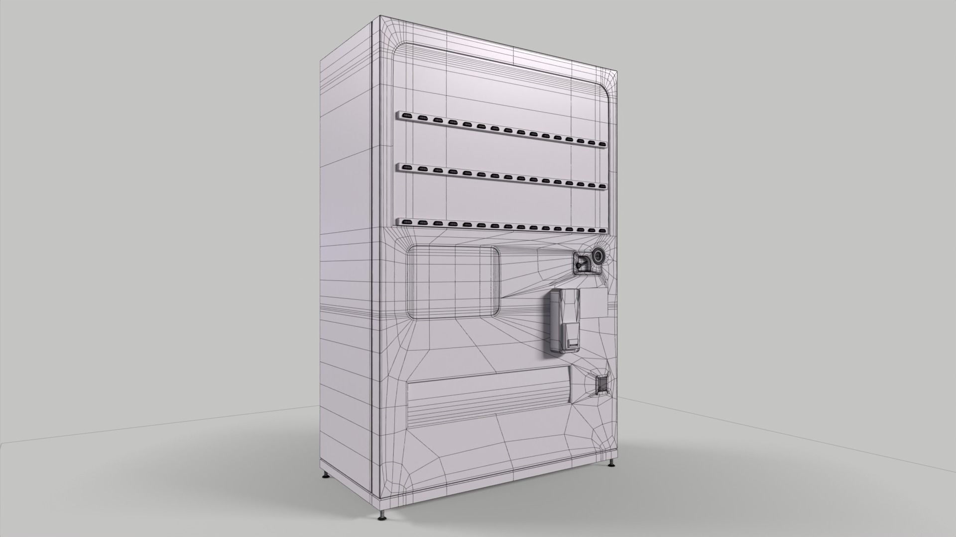 Vending Machine Low-poly 3D model_10
