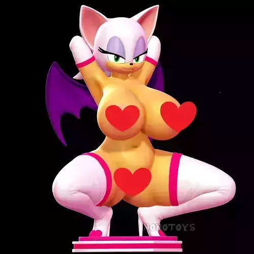 Rouge the Bat - NSFW 3D print model