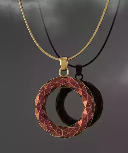 Pendant geometric