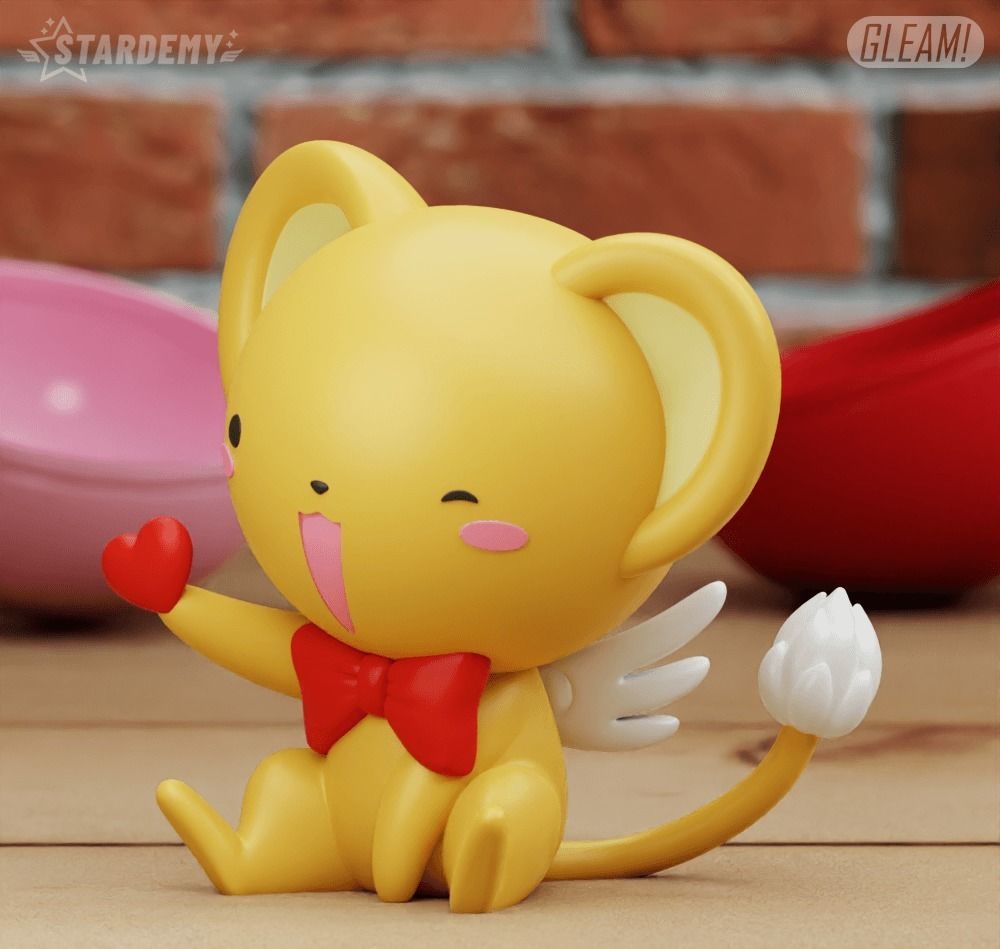 Kero Chan Card Captor Sakura Chibi Print in place 3D print model_2