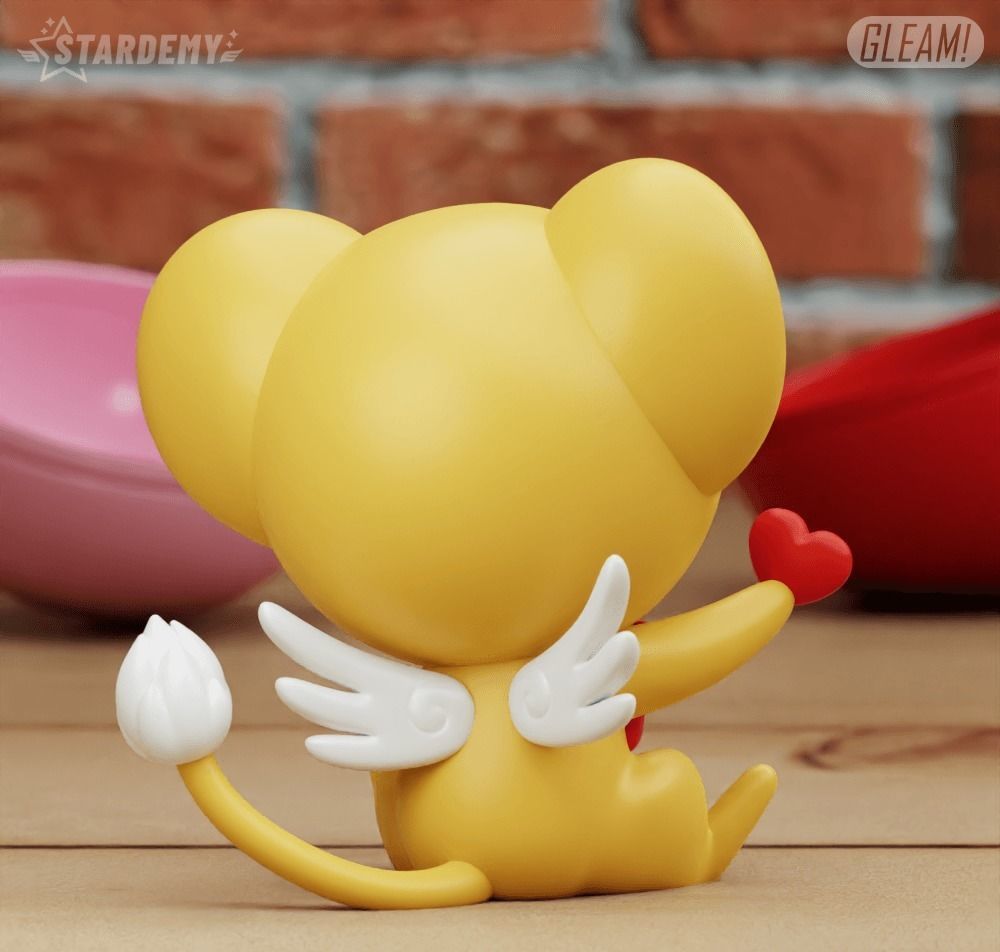 Kero Chan Card Captor Sakura Chibi Print in place 3D print model_3