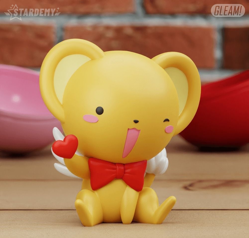 Kero Chan Card Captor Sakura Chibi Print in place 3D print model_1