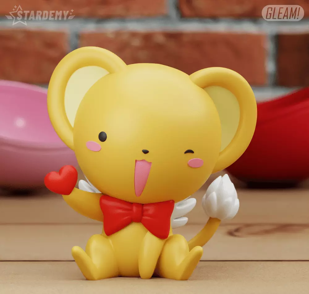 Kero Chan Card Captor Sakura Chibi Print in place 3D print model_0