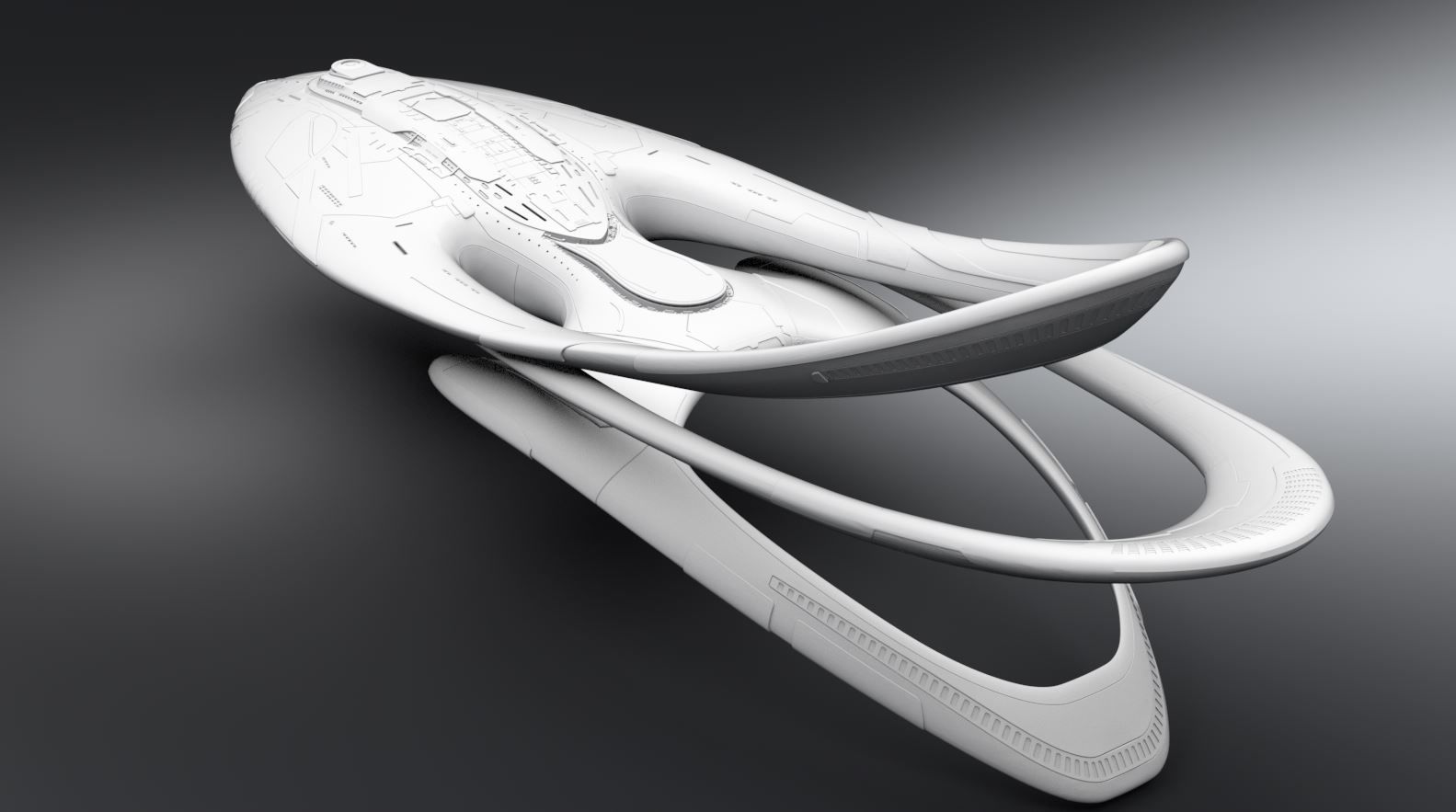Orville Ship Scale model 3D print model_2